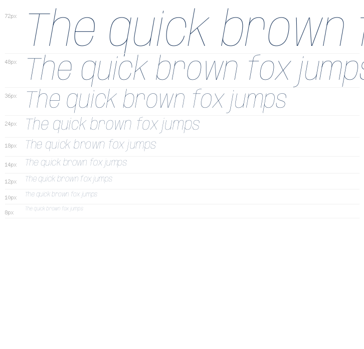 Anybody Thin Italic Waterfall