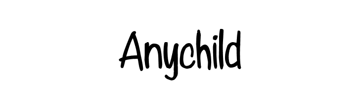 Anychild  les polices de caractères gratuit tlcharger