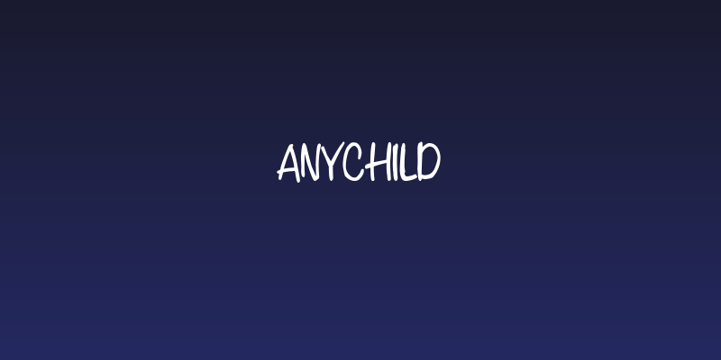 Anychild Social Header