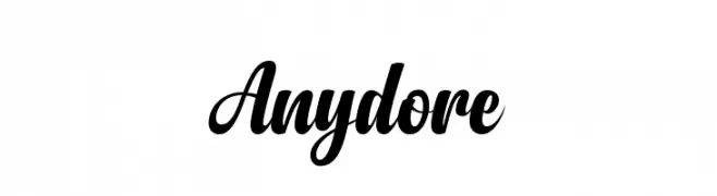 Anydore  baixar fontes gratis