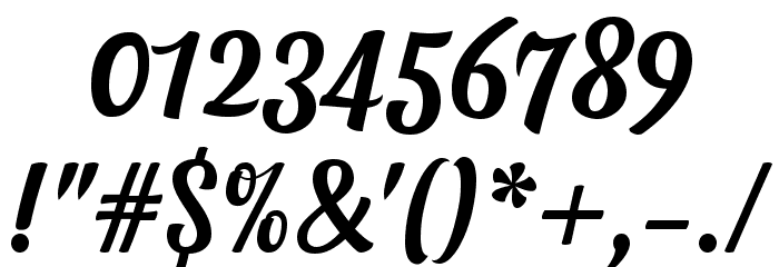 Anydore Font OTHER CHARS
