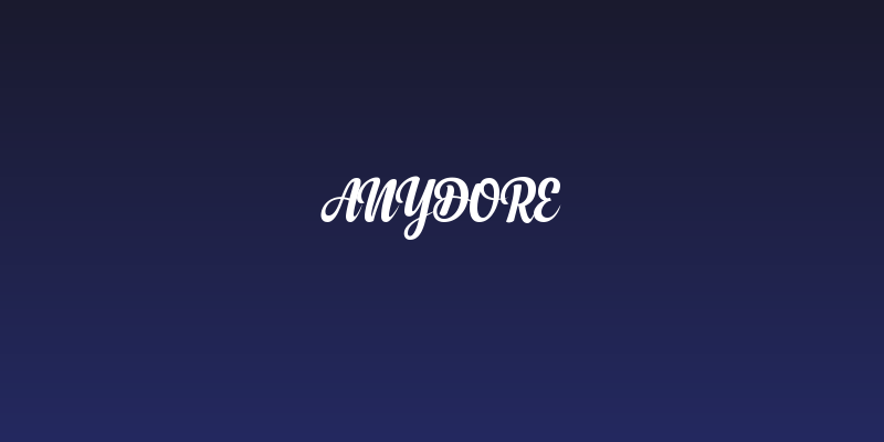 Anydore Social Header
