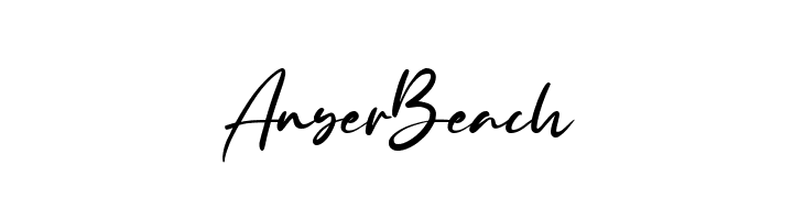 Anyer Beach  font caratteri gratis