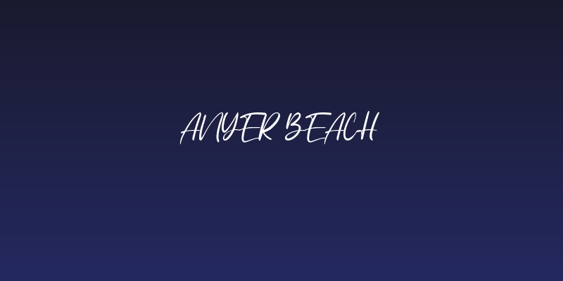 Anyer Beach Social Header