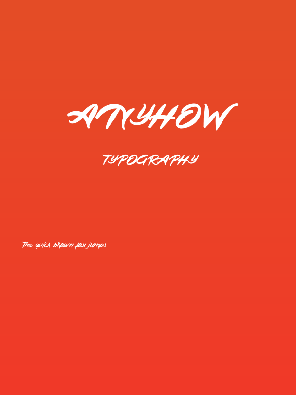 Anyhow Poster