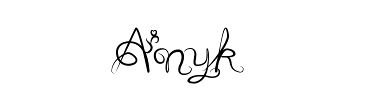 Anyk  Frei Schriftart Herunterladen