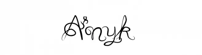 Anyk  baixar fontes gratis