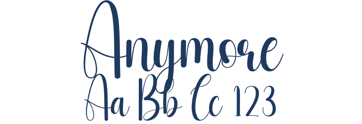 Anymore Font Preview