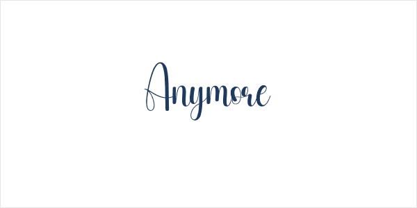 Anymore Logo