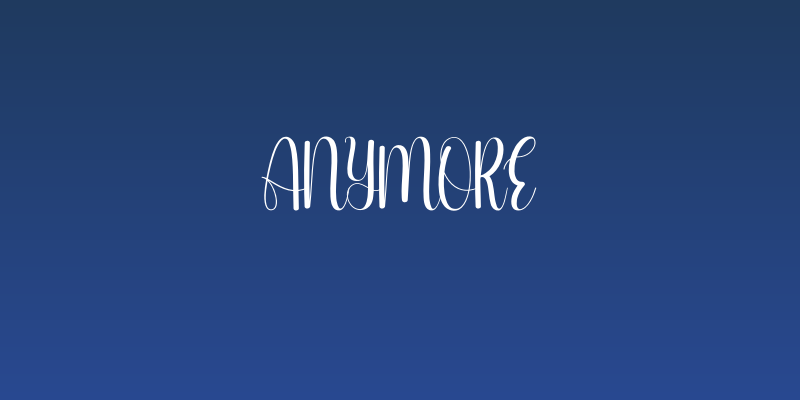 Anymore Social Header