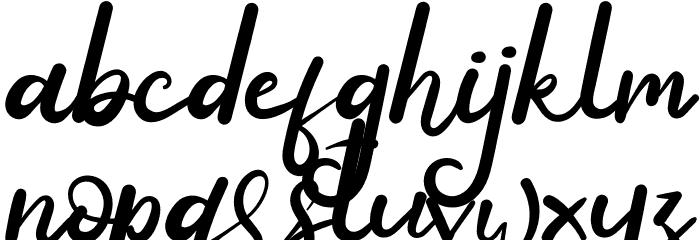 Anyone Font LOWERCASE