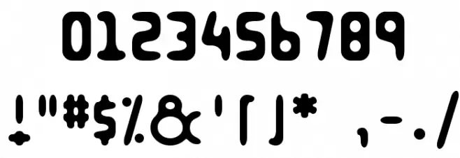 Anyong Font OTHER CHARS