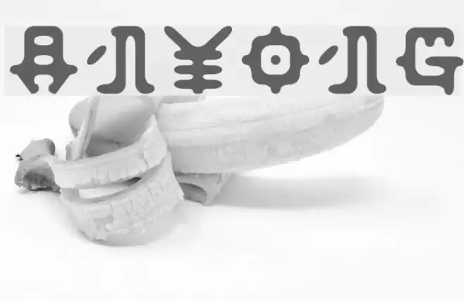 Anyong Font examples