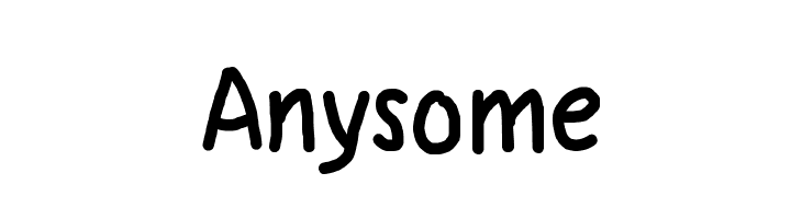 Anysome Font