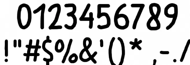 Anysome Font OTHER CHARS