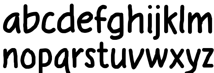 Anysome Font LOWERCASE
