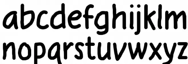 Anysome 字体 小写