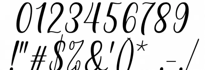 Anything Better Font OTHER CHARS