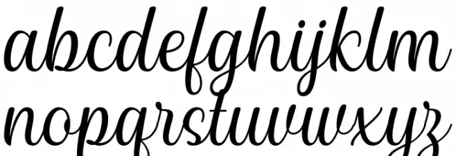Anything Better Font LOWERCASE