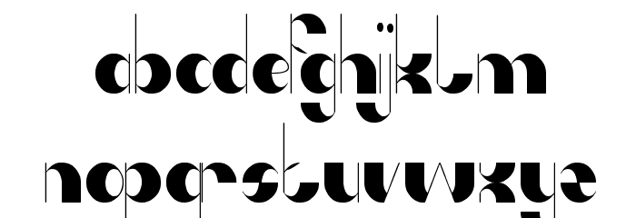 Anything Mean Everything Font LOWERCASE
