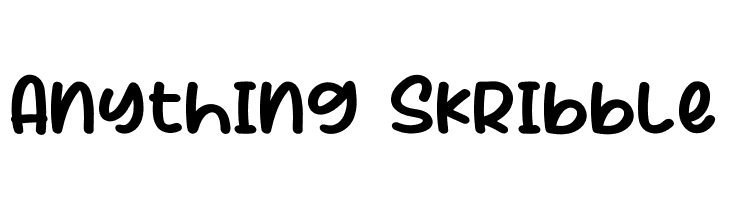 Anything Skribble  لخطوط تنزيل