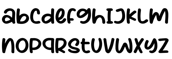 Anything Skribble Font LOWERCASE