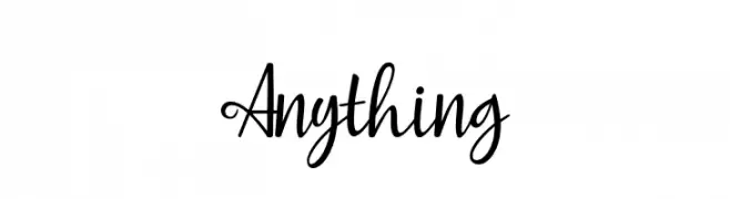 Anything  Descarca Fonturi Gratis