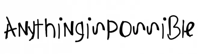 AnythingIsPossible  Скачать бесплатные шрифты