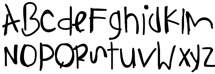 AnythingIsPossible フォント 小文字