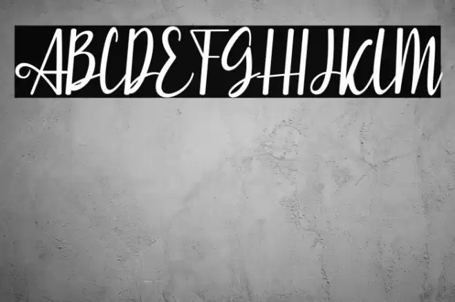 Anything Шрифта examples