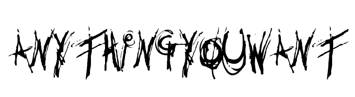 Anythingyouwant Font