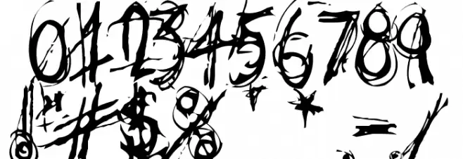Anythingyouwant Font Alte caractere