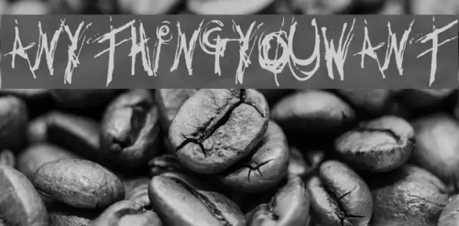 Anythingyouwant Font examples