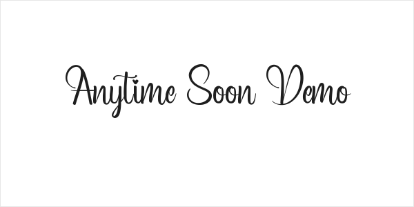 Anytime Soon Demo Logo