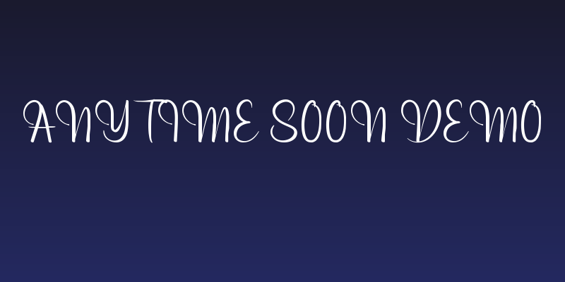 Anytime Soon Demo Social Header