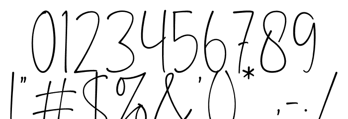 Anytta Font OTHER CHARS