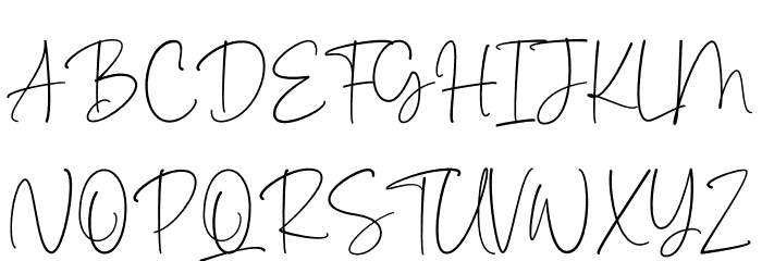 Anytta Font UPPERCASE