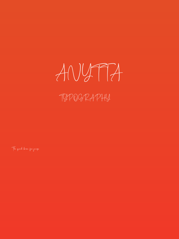 Anytta Poster