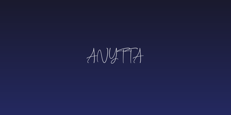 Anytta Social Header