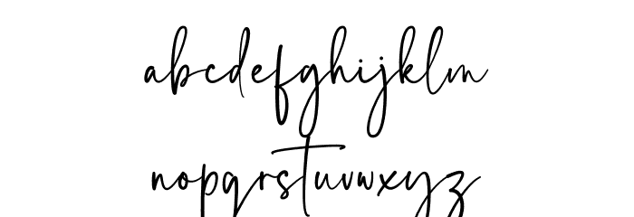 Anytta Font LOWERCASE