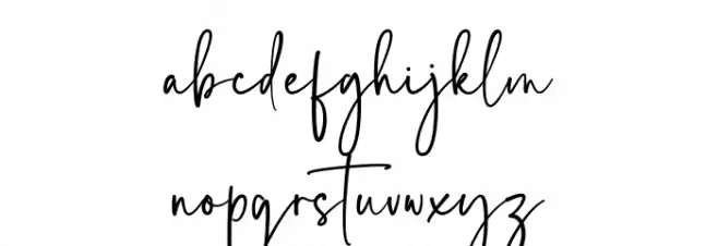 Anytta Font LOWERCASE