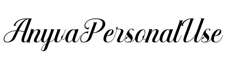 Anyva Personal Use  Descarca Fonturi Gratis