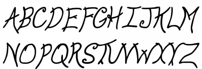 Anyway BoldItalic Schriftart Groß