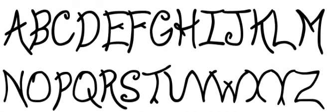 Anyway Schriftart Groß
