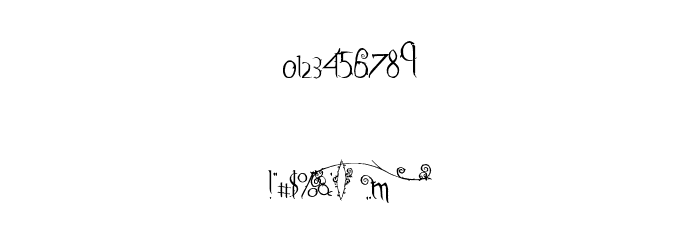 Anywhere Font OTHER CHARS