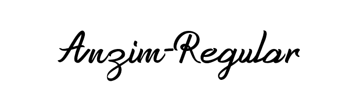 Anzim-Regular  Fuentes Gratis Descargar