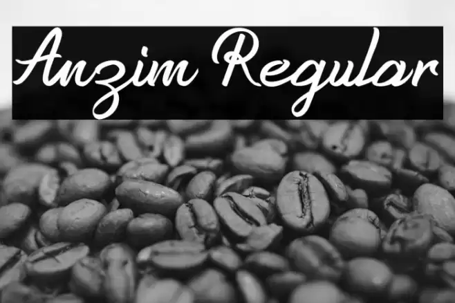 Anzim Regular Font examples