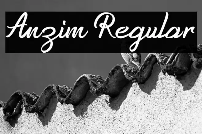 Anzim Regular Font examples