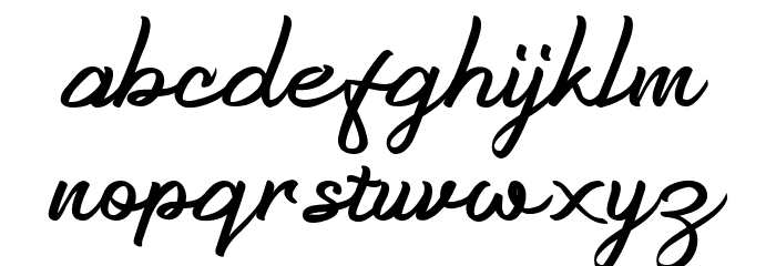 Anzim Regular Font LOWERCASE