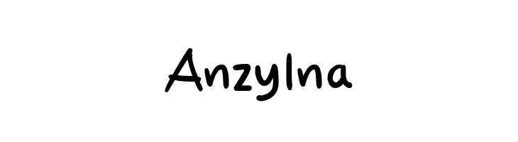 Anzylna  font caratteri gratis